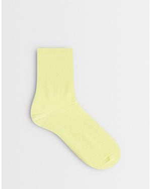 ASOS Cotton Rich Socks - Yellow