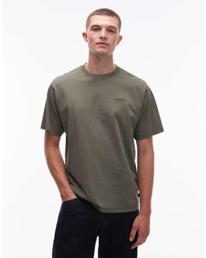 Levi's Tonal Logo Vintage Oversized Garment Dye T-shirt - Green