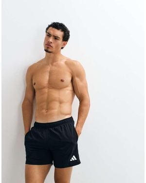 adidas Originals Adidas Training Essentials Swimshorts With 3 Stripes - Blue
