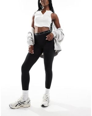 Lacoste Logo Leggings - Black
