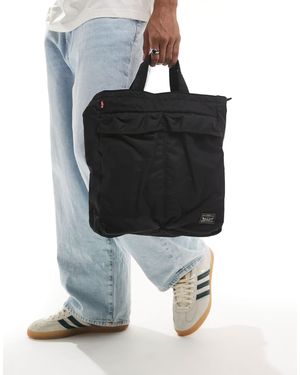 Levi's – mission bay – tragetasche aus canvas - Schwarz