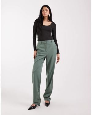 Vero Moda Straight Leg Tailored Trouser Co-Ord - Green