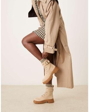 Timberland Cora Valley Lace Boots - Natural