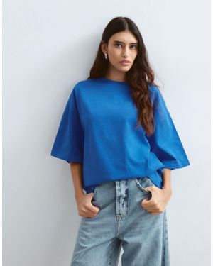 ARRANGE Oversized Premium Heavy Weight T-shirt - Blue