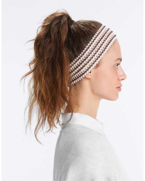 Oysho 6cm Structured Sports Headband - White