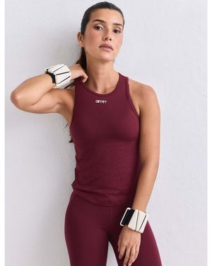 Aim'n Merlot weiches basic-trägertop - Rot