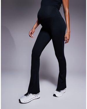 4505 Maternity – icon – weiche, ausgestellte yoga-leggings - Schwarz