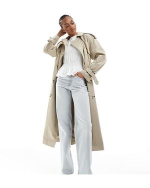 Stradivarius Tall D92 Straight Jeans - White