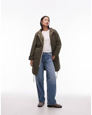 Levi's – crawford – western-parka-mantel - Blau