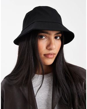 ASOS Cotton Canvas Bucket Hat - Black