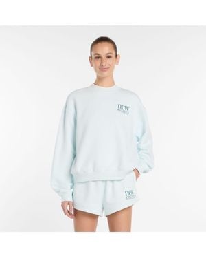 New Balance Reimagined Fleece Crew - White