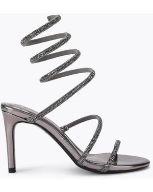KG by Kurt Geiger Athena Heeled Sandals - Metallic