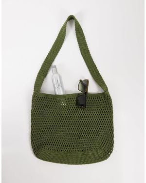 ASOS Knit Cross-body Bag - Green