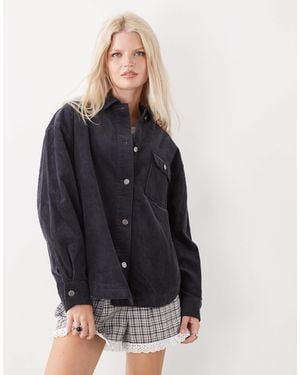 RVCA – birdie – cord-jacke - Schwarz