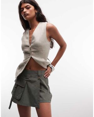 ASOS Skort Cargo Con Tasche - Verde