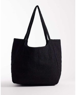 ASOS Bolso Tote Texturizado De - Negro