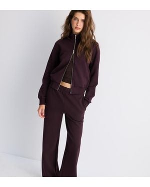 Stradivarius Tall Wide-leg jogger Trousers - Purple
