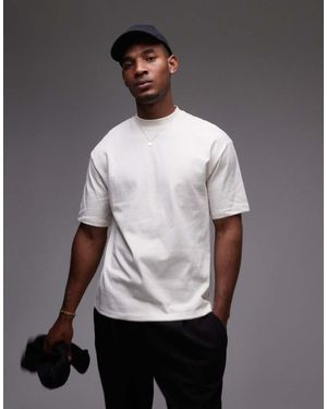 TOPMAN T-Shirt Met Oversized Pasvorm - Grijs