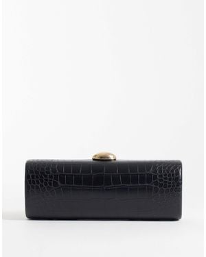 Glamorous Zylindrische clutch - Grau