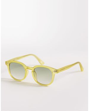 ASOS Premium Round Sunglasses - Natural