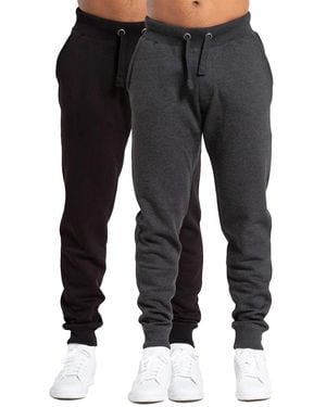 French Connection 2 Pack Cotton Blend Joggers - Black