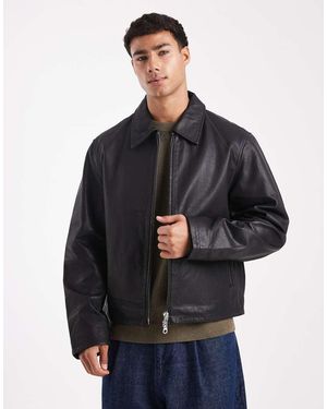 Jack & Jones Giacca Harrington Nera - Blu