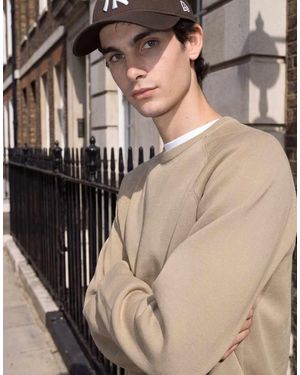 ASOS Relaxed Compact Knit Jumper - Grey