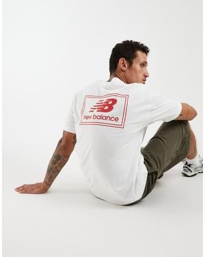New Balance Woven Label T-shirt - White