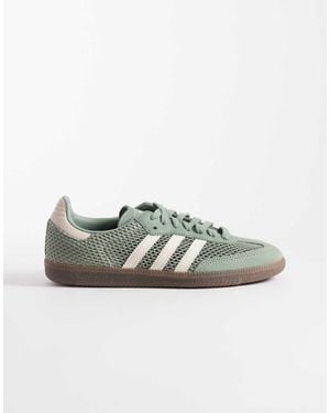 adidas Originals Samba Og Crochet Trainers Is Light And White - Green