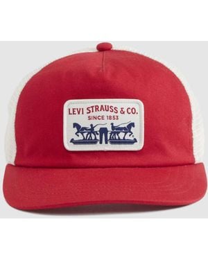 Levi's Casquette trucker presidio - Rouge