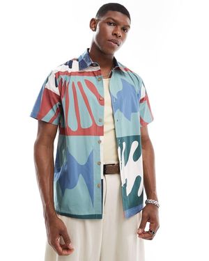 Parlez Camisa De Manga Corta Con Detalle Estampado Windfall De - Azul