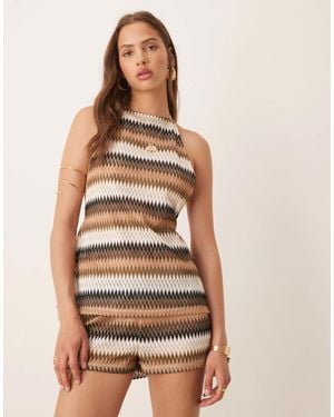 esmé studios – exclusive – strand-oberteil - Natur