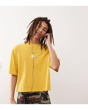 Collusion Boxy Fit-Shirt - Yellow