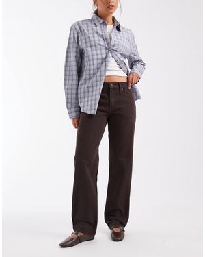 Gap Slim Fit Barrel Leg Jeans - Brown