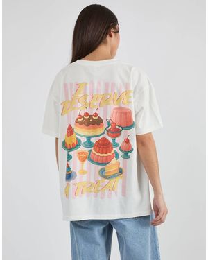 Skinnydip London I Deserve A Treat T-Shirt - White