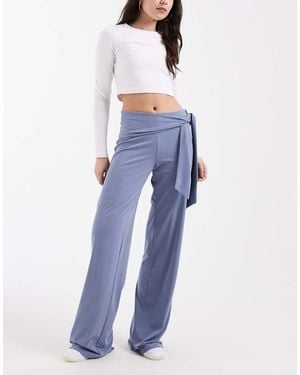 Cotton On Honey Tie Trousers - Blue