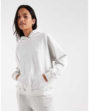 Hollister Oversized Pull On Hoodie - White