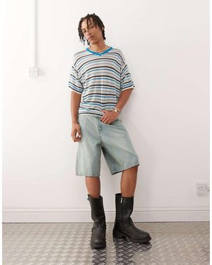 Prohibited Denim Jorts - Blue