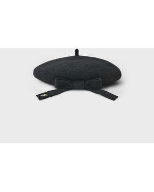 Stradivarius Baret mit schleife - Schwarz