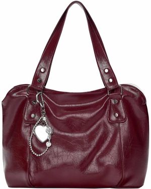 Pull&Bear Sac porté épaule - bordeaux - Violet