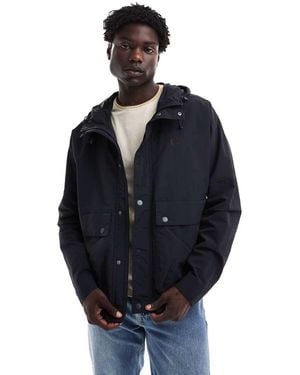 Fred Perry Short Parka Jacket - Blue