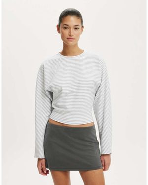 Cotton On Blair Batwing Long Sleeve - Grey