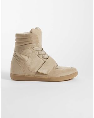 ASOS Damson Concealed Wedge Sneakers - Natural