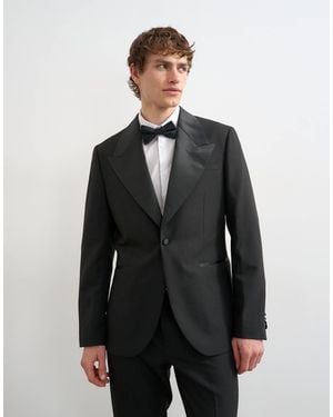 TOPMAN Tuxedo Jacket - Blue
