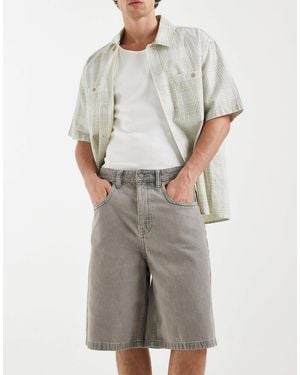 ASOS Circular Design Collection Denim Jorts - Grey