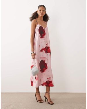 Jdy Midi Cami-Jurk - Roze
