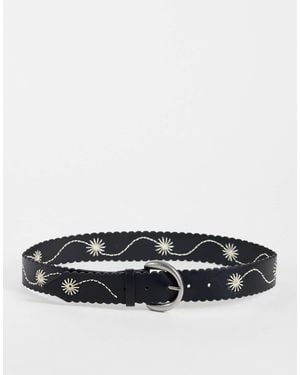 Mango Teen ceinture e - Noir