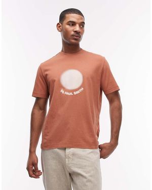 Paul Smith Sun Graphic Casual Fit T-shirt - Orange