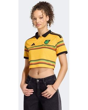 adidas Originals Jamaica 26 X Bob Marley Home Cropped Jersey - Metallic