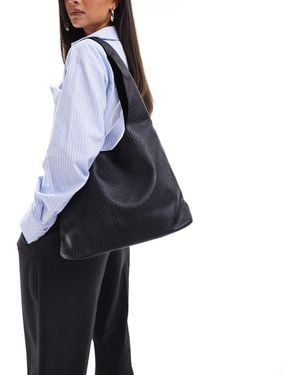 Glamorous Slouch Tote Shoulder Bag - Blue